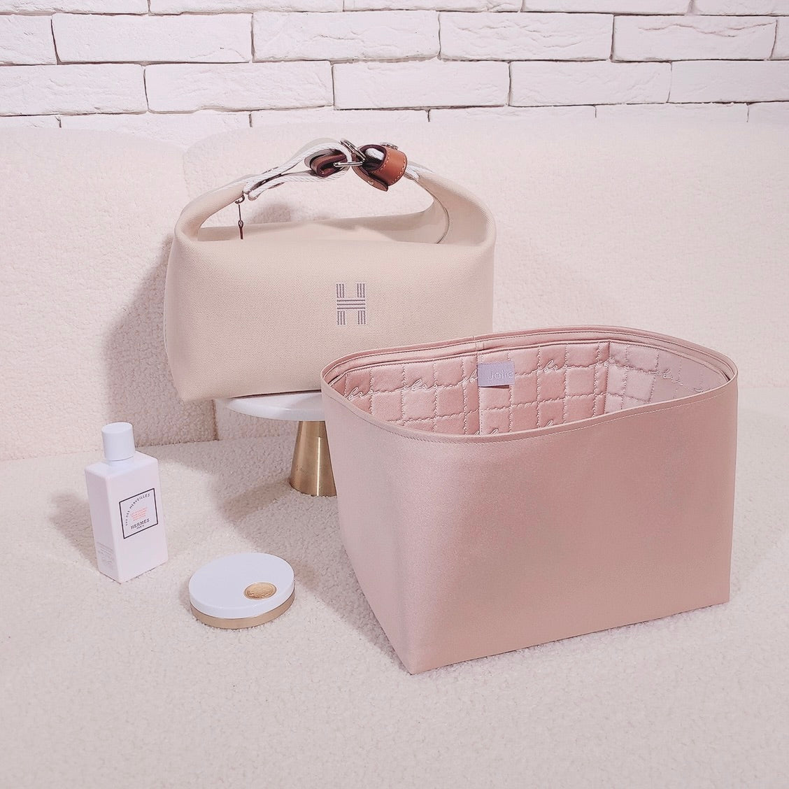 Jolie in Bag Inner Bag | Exclusive for Hermès Bride à Black GM