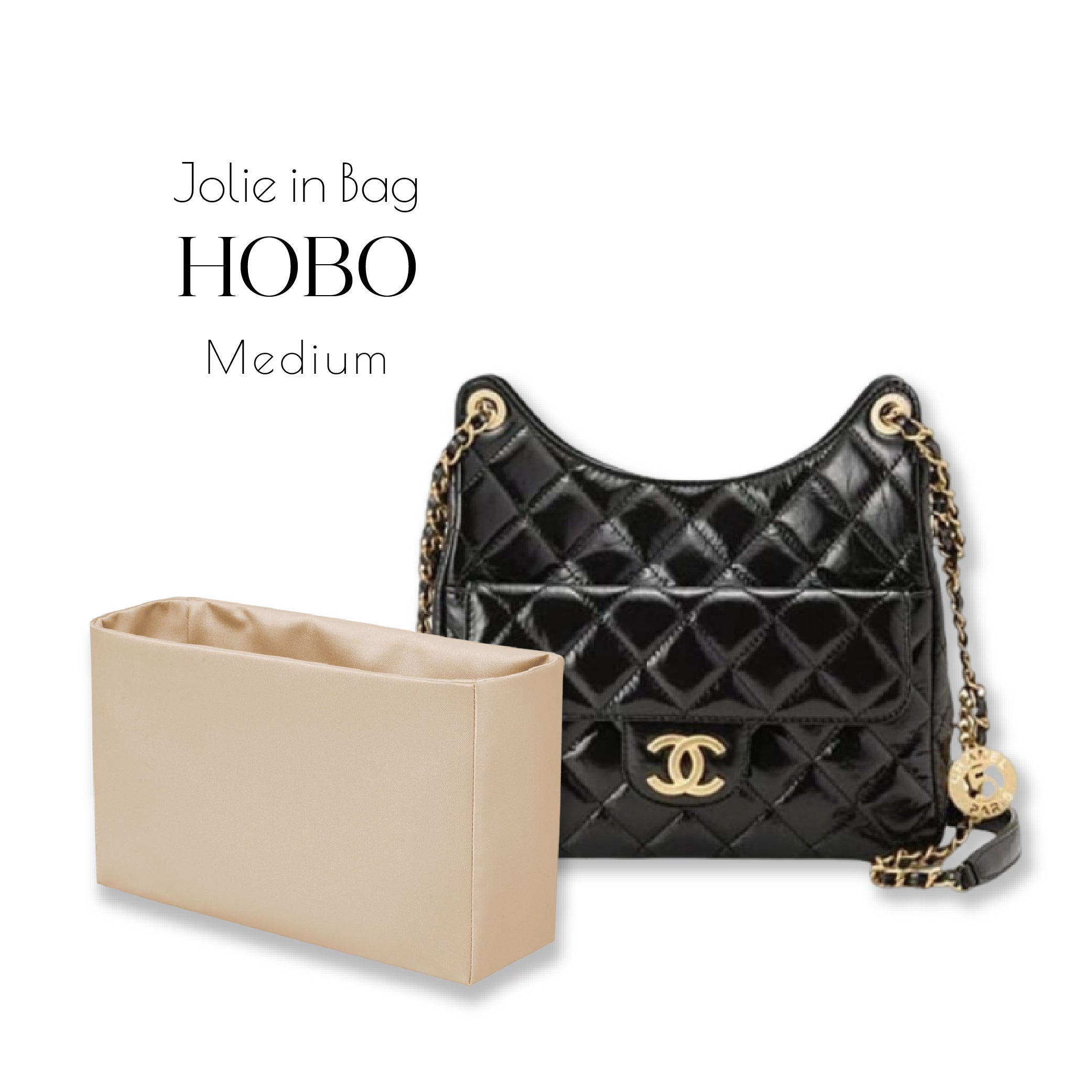 Jolie in Bag Inner Bag | For Chanel Hobo 22