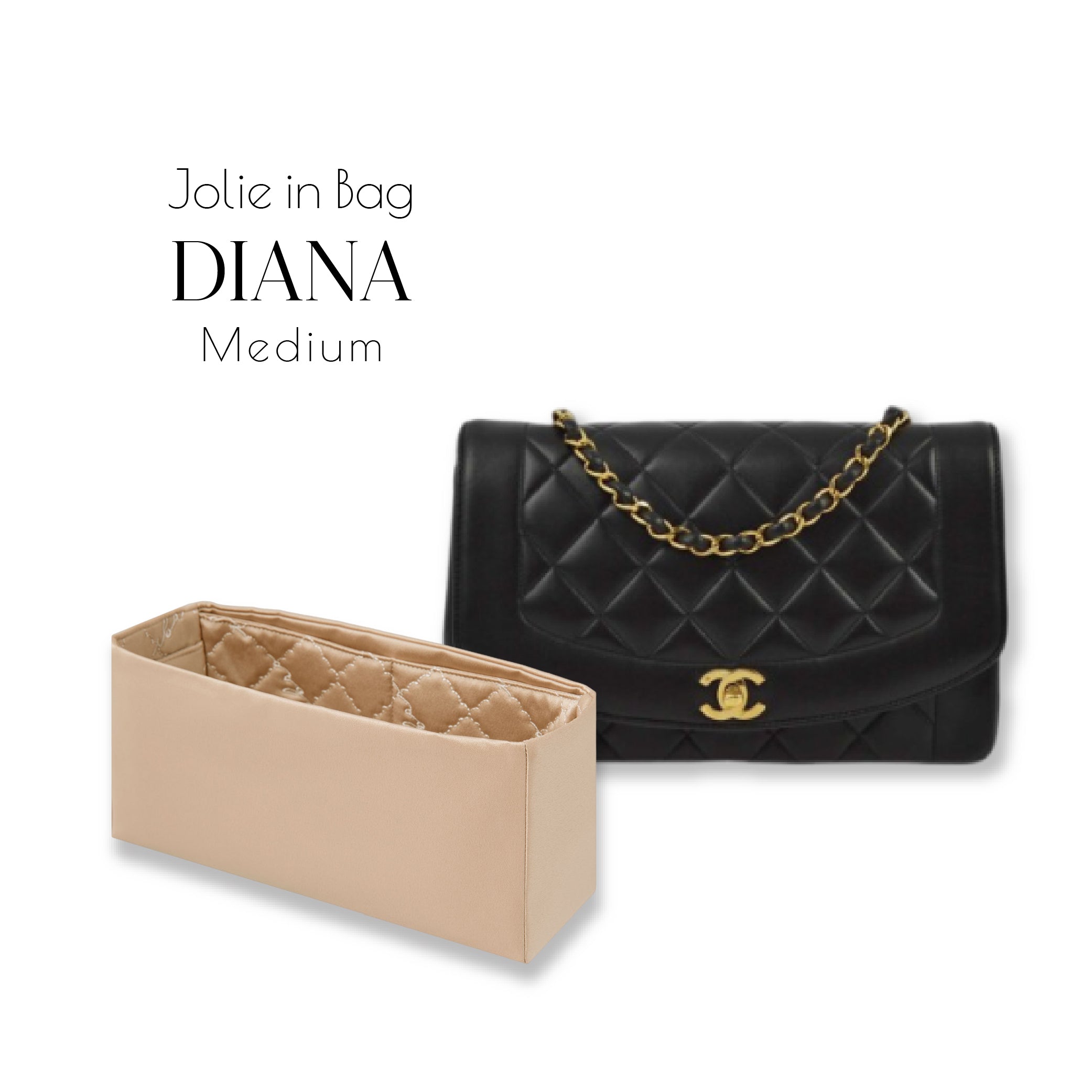Jolie in Bag Inner Bag | For Chanel Diana 25