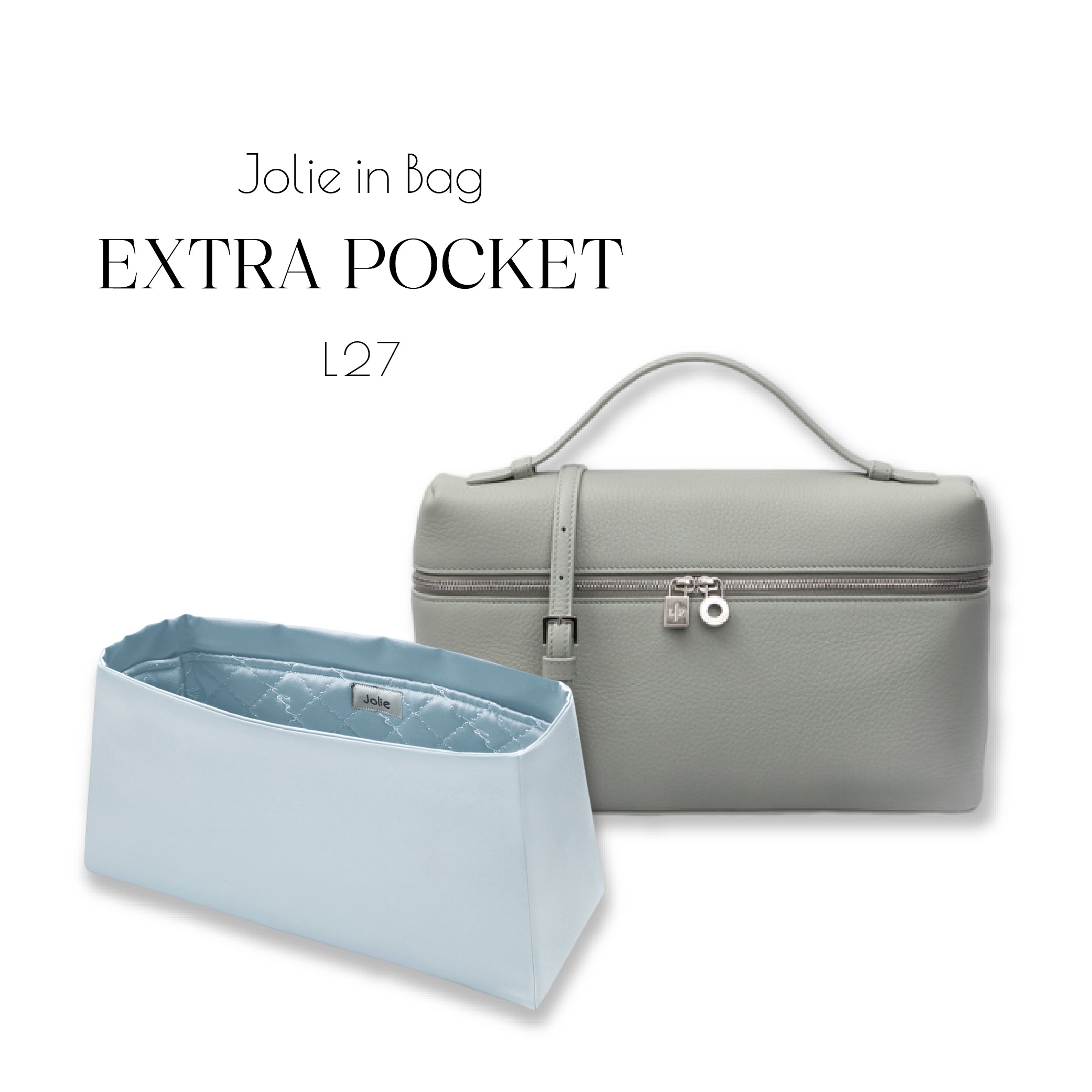 Jolie in Bag Inner Bag | For Loro Piana Extra Pocket L27