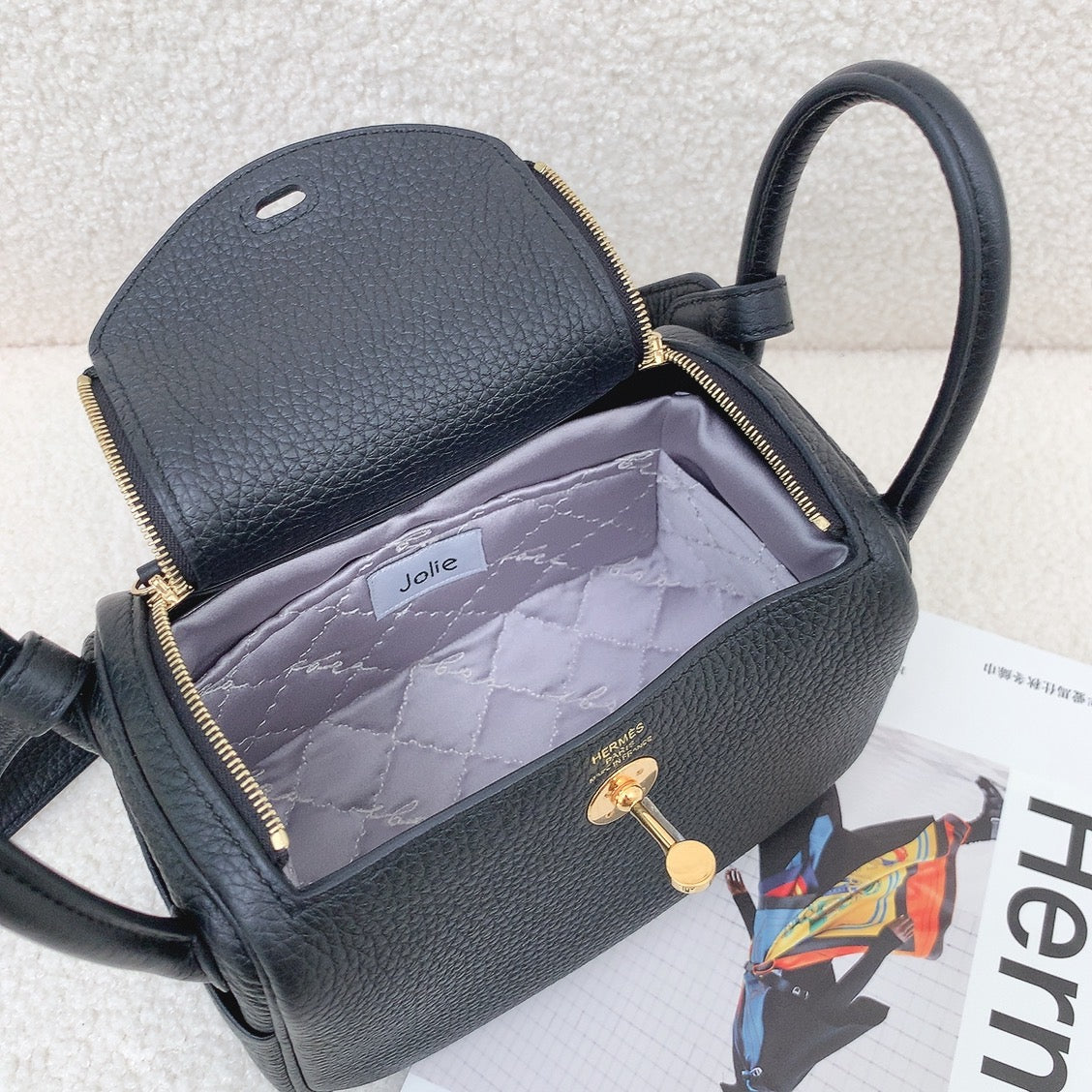 Jolie in Bag インナーバッグ｜エルメス リンディ ミニ 専用