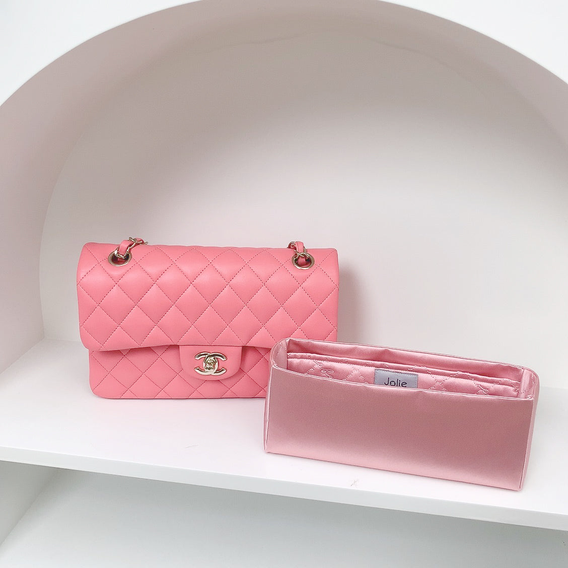 Jolie in Bag Inner Bag | For Chanel Classic Flap 23 Small