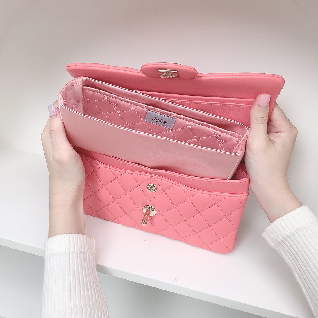 Jolie in Bag Inner Bag | For Chanel Classic Flap 23 Small