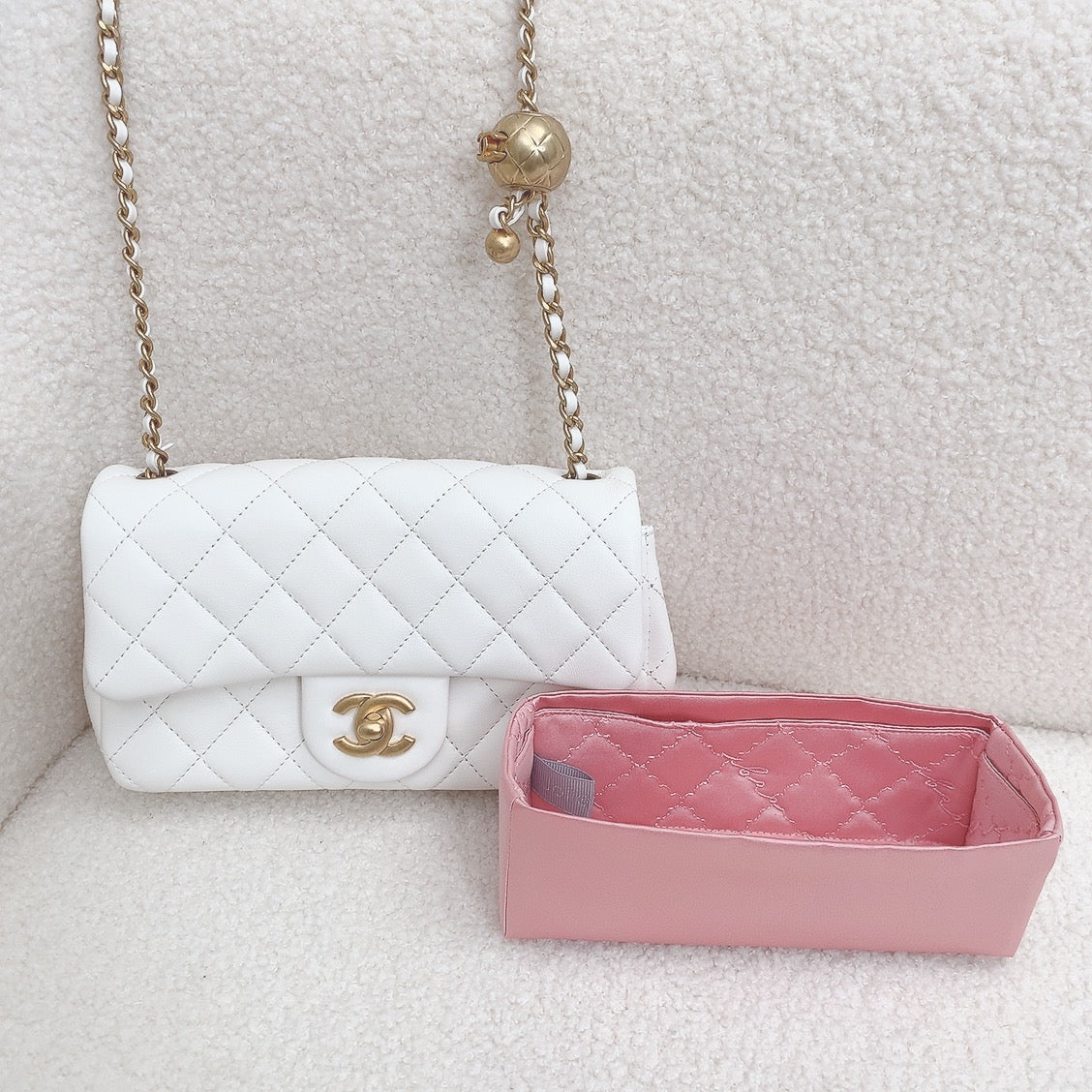 Jolie in Bag Inner Bag | For Chanel Classic Flap 20 Mini