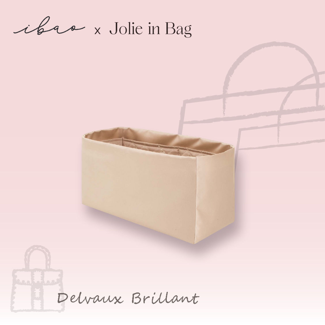 Jolie in Bag Inner Bag | Exclusive for Delvaux Brillant MM