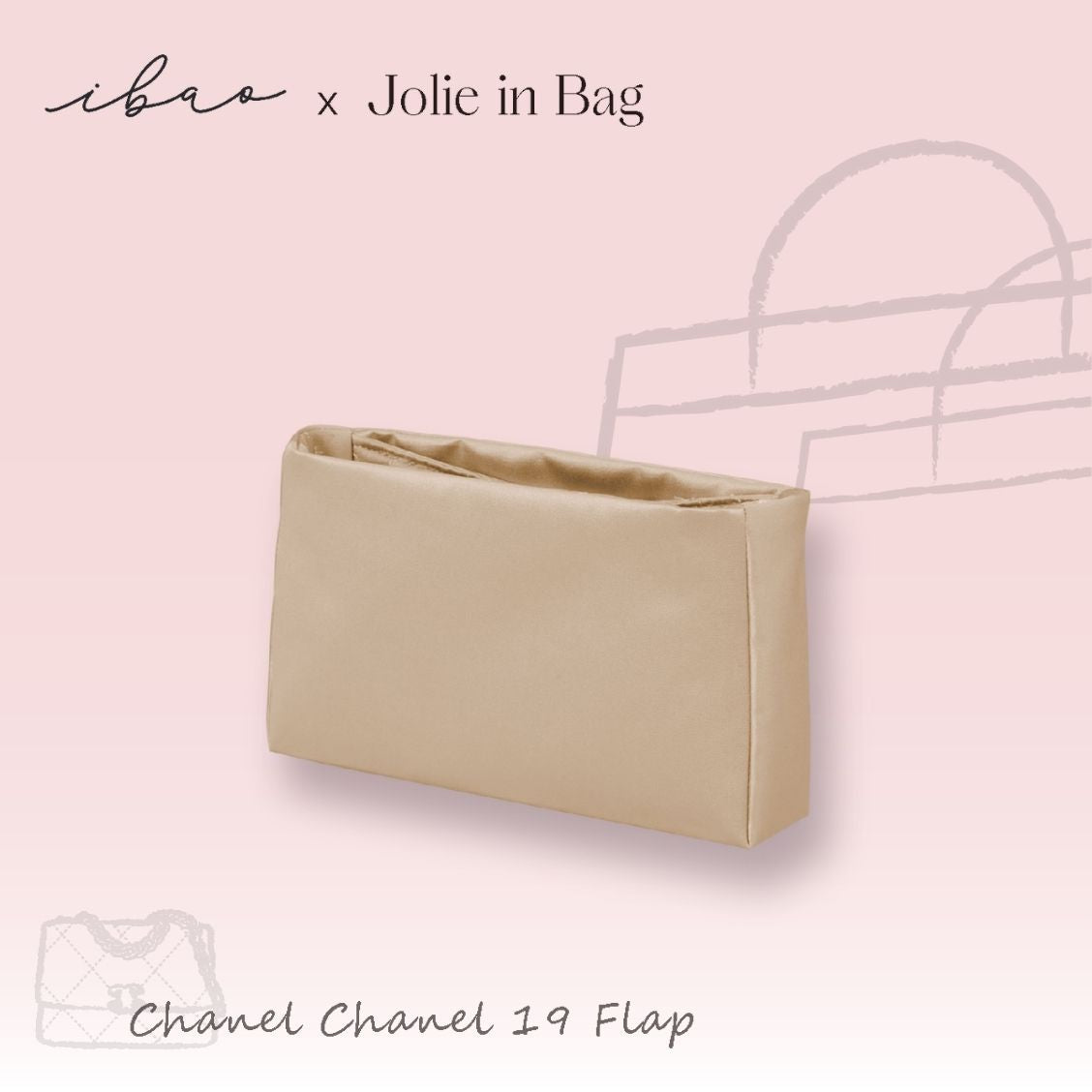 Jolie in Bag Inner Bag | Chanel 19 Flap 26 Exclusive