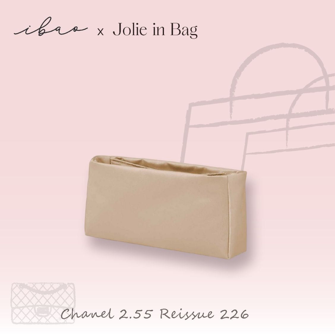 Jolie in Bag Inner Bag | Exclusive for Chanel 2.55 Reissue 226