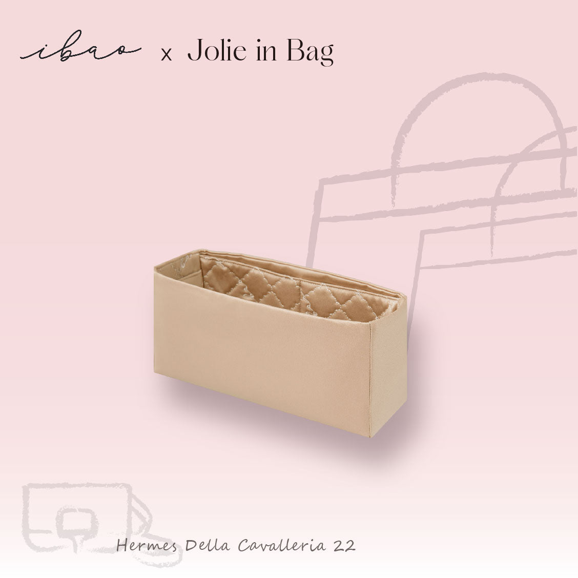 Jolie in Bag Inner Bag | Exclusive to Hermès Della Cavalleria 22