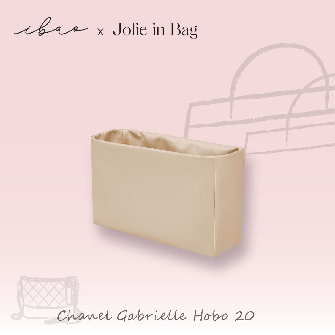 Jolie in Bag Inner Bag | Chanel Gabrielle 20 Small