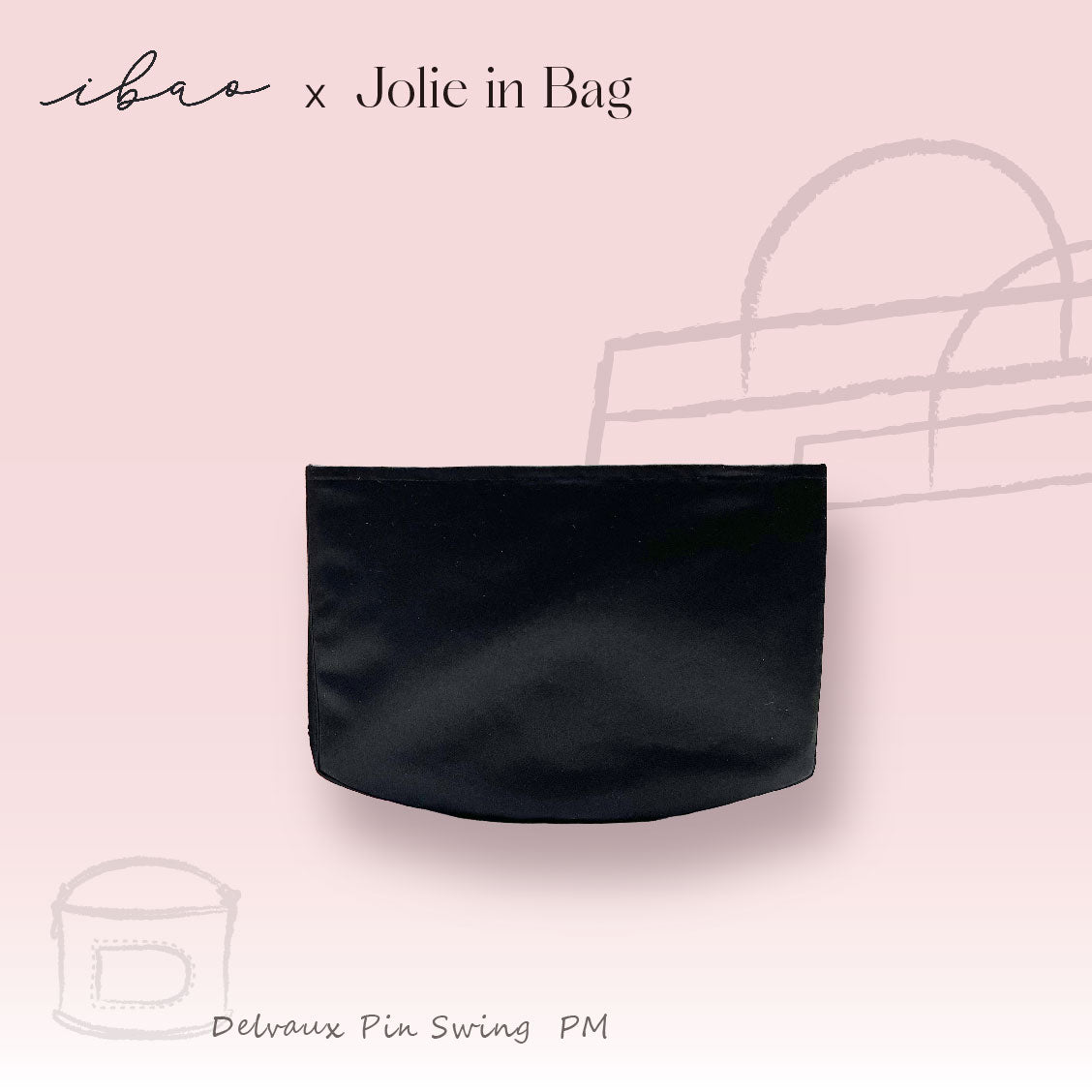 Jolie in Bag インナーバッグ｜デルヴォー パン スウィング PM 専用
