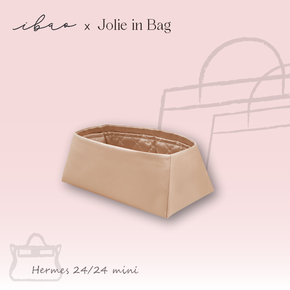 Jolie in Bag Inner Bag | Exclusive for Hermès 24/24 Mini