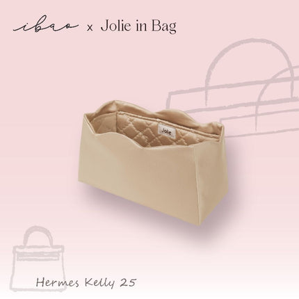Jolie in Bag インナーバッグ｜エルメス ケリー 25 内縫い 専用
