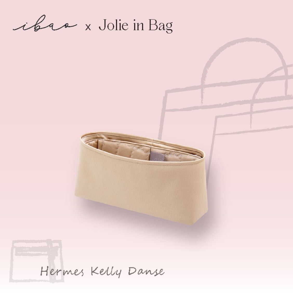 Jolie in Bag Inner Bag | Exclusively for Hermès Kelly Dance
