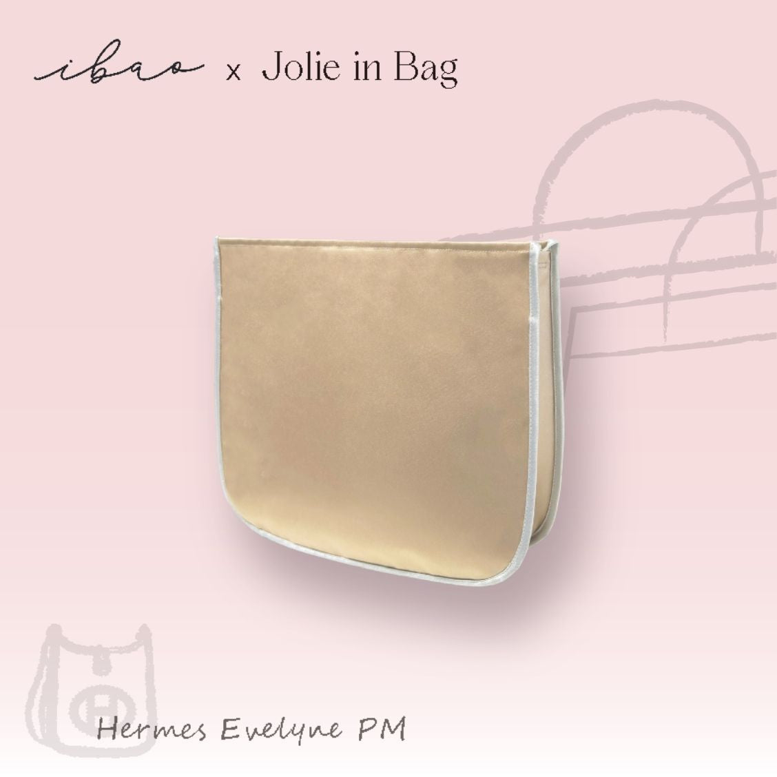 Jolie in Bag Inner Bag | Exclusive for Hermès Evelyn 29