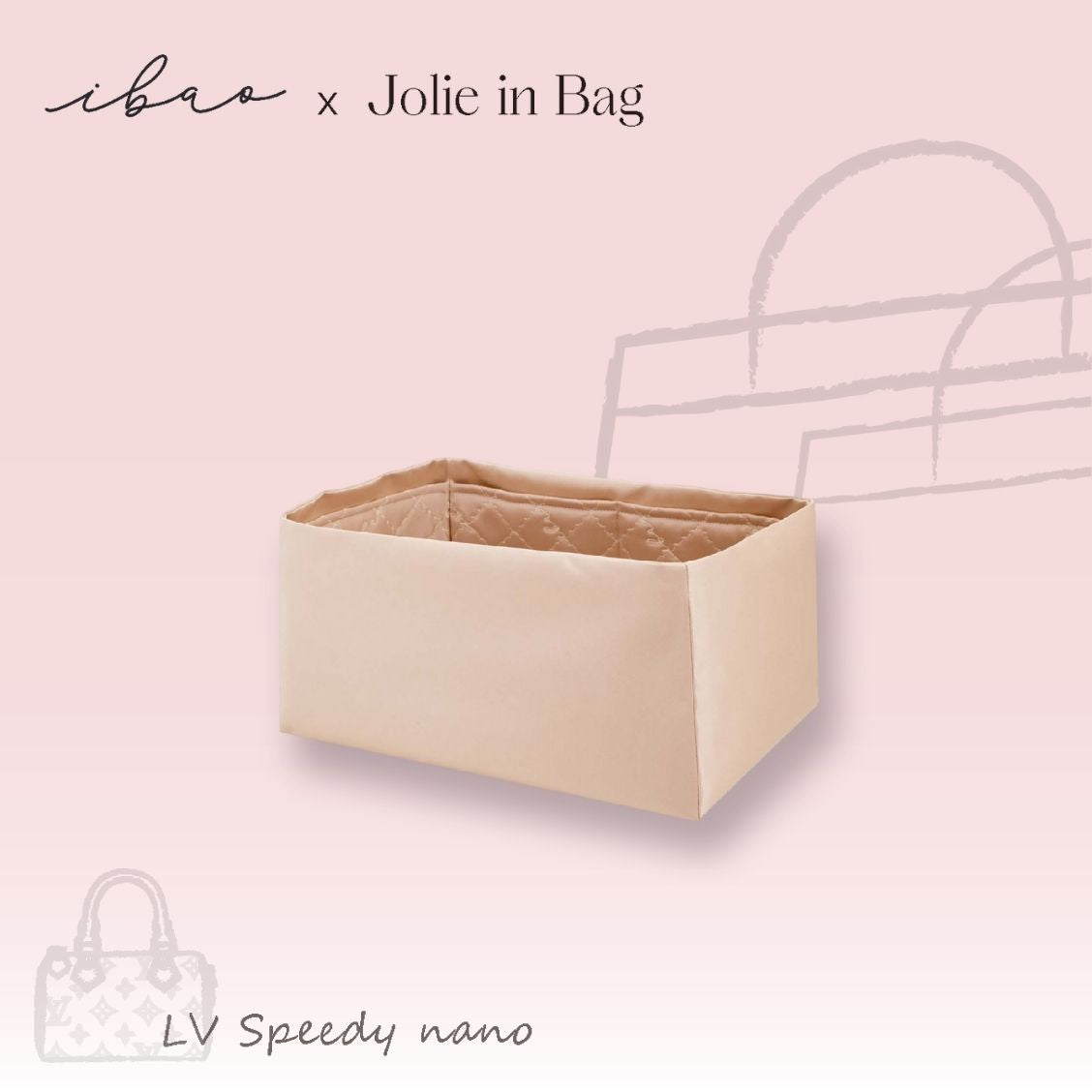 Jolie in Bag Inner Bag | Exclusive for Louis Vuitton Speedy Nano