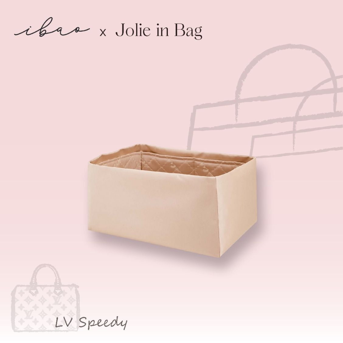 Jolie in Bag Inner Bag | Louis Vuitton Speedy 25 Exclusive