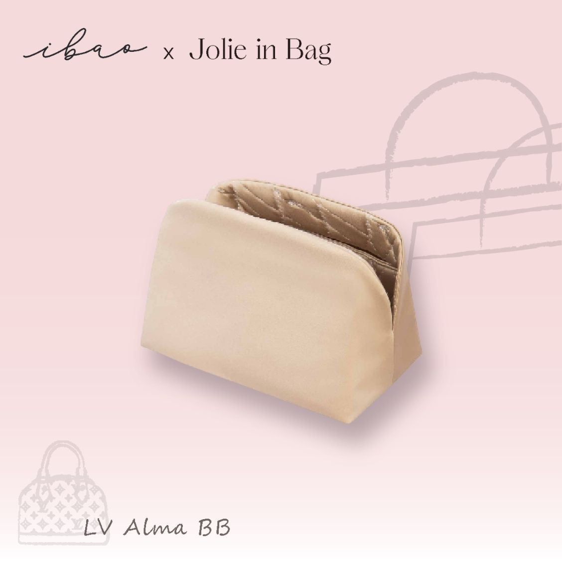 Jolie in Bag インナーバッグ｜ルイ･ヴィトン アルマ BB 専用