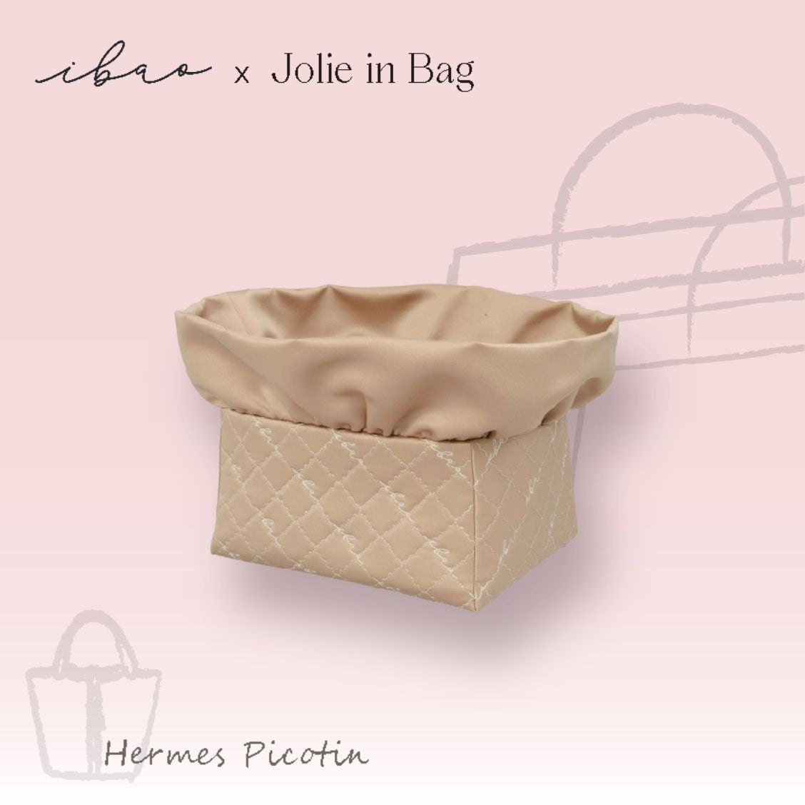 Jolie in Bag Inner Bag | Exclusive for Hermès Picotin 18