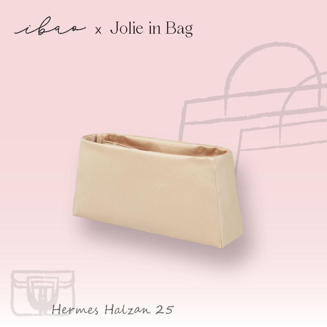 Jolie in Bag Inner Bag | Exclusive for Hermès Arzan 25