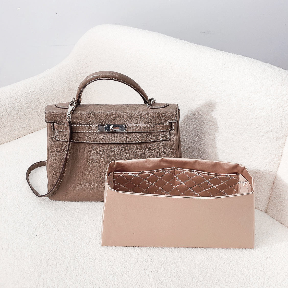 Jolie in Bag Inner Bag | Exclusively for Hermès Kelly 32 Inner Stitching