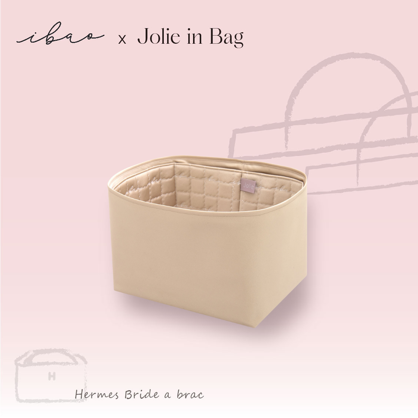 Jolie in Bag Inner Bag | Exclusive for Hermès Bride à Black GM